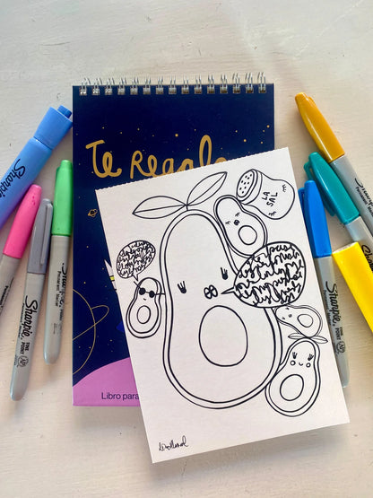 Libro para colorear Te Regalo