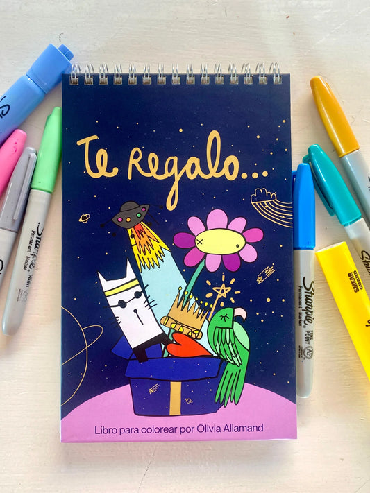 Libro para colorear Te Regalo