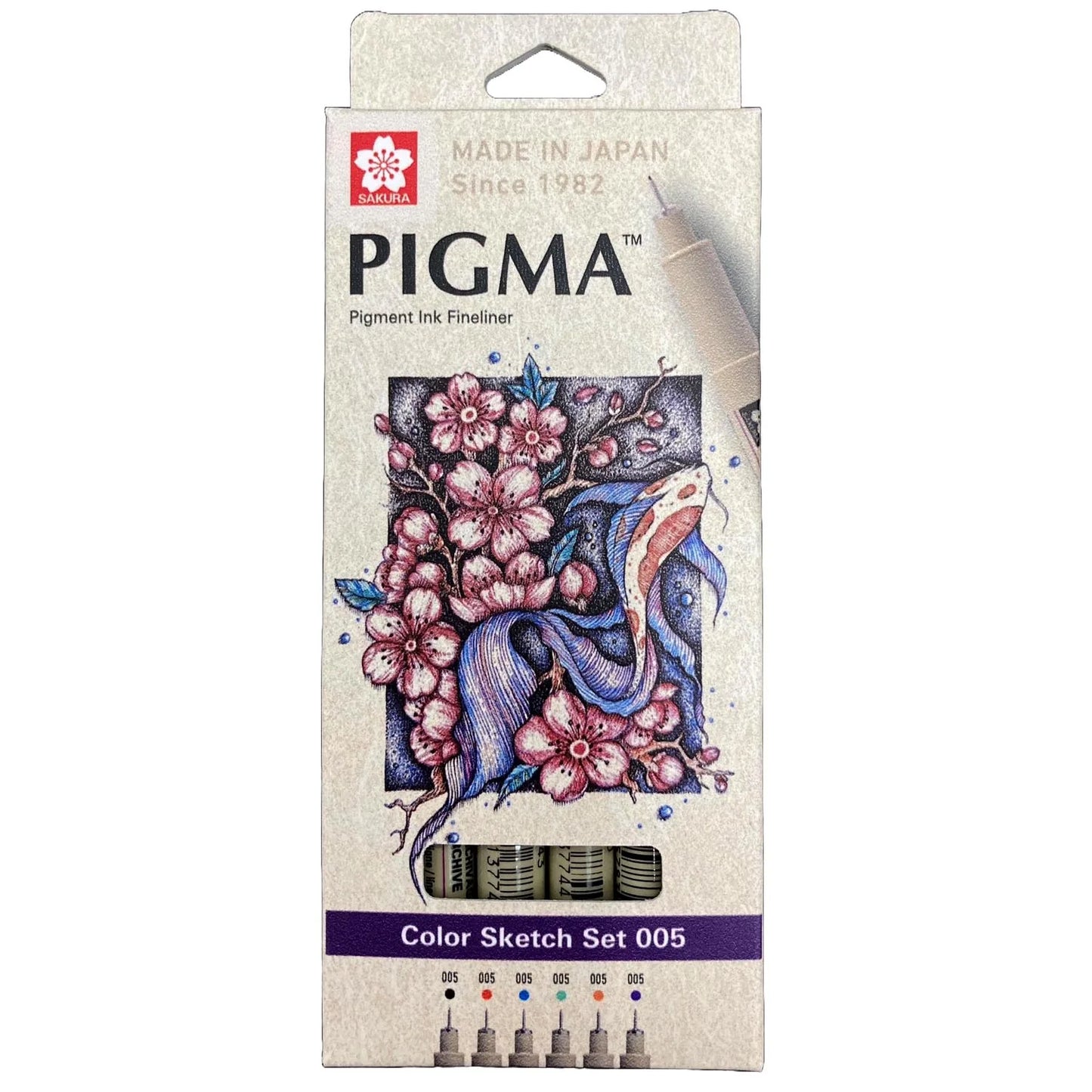 Set de Tiralínea Pigma Micron  6 Colores
