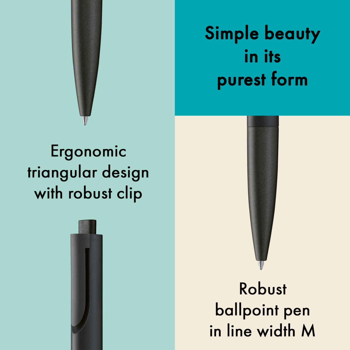 Bolígrafo Noto Teal  M bk