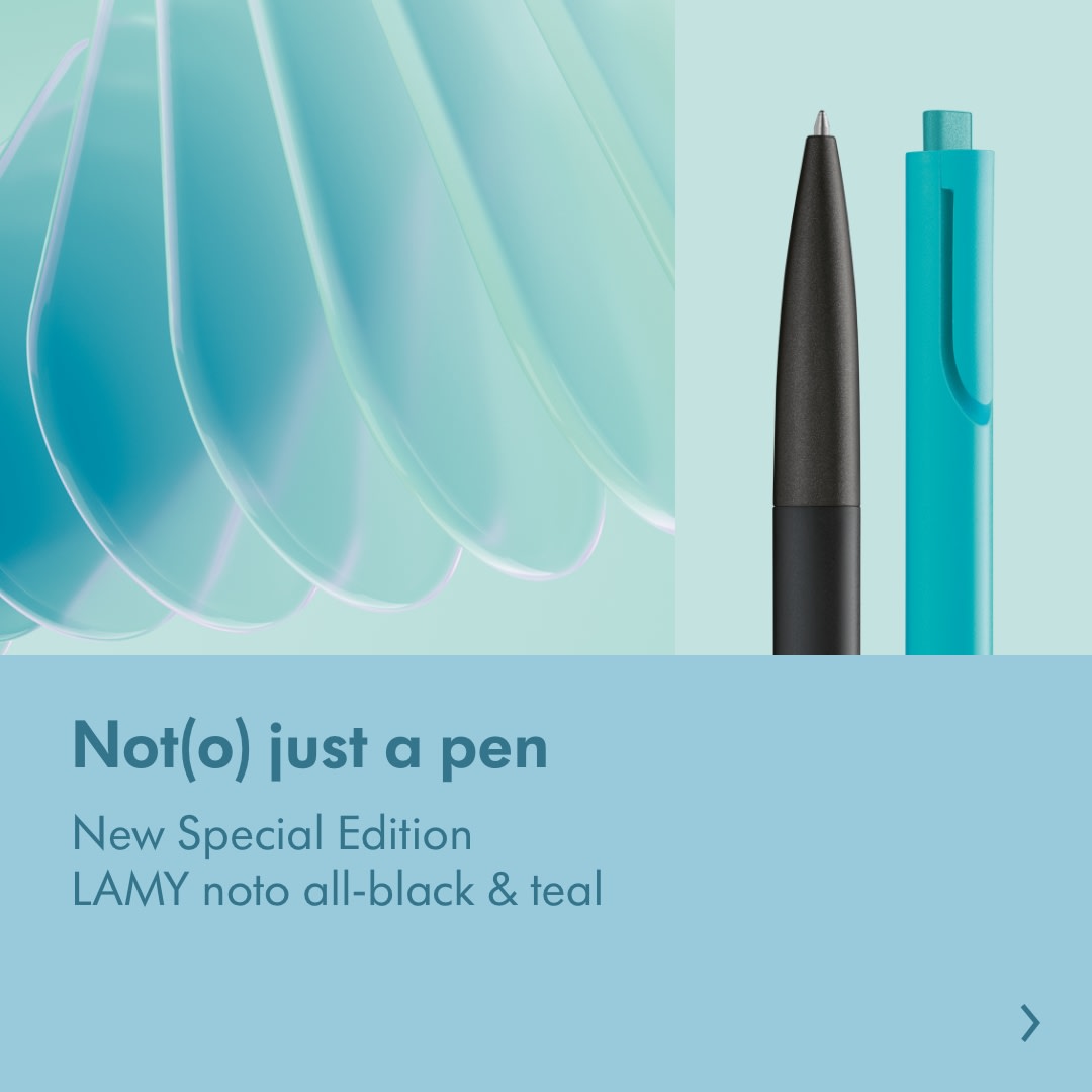 Bolígrafo Noto Teal  M bk