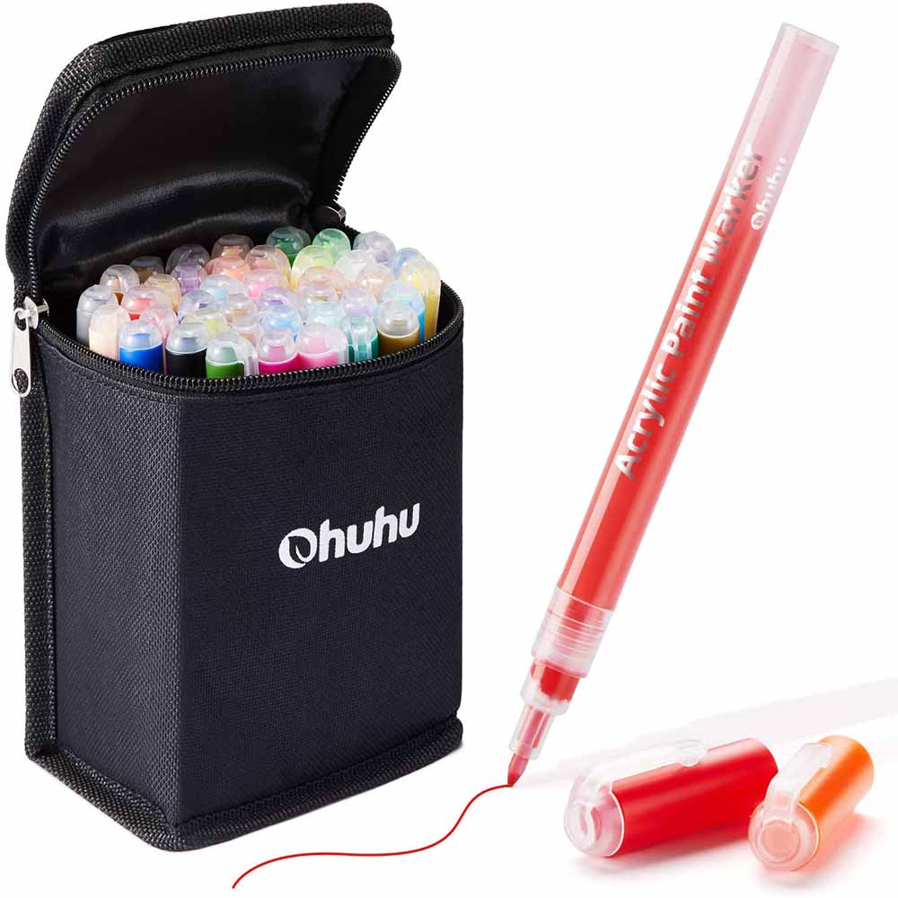 Set 40 marcadores acrílicos