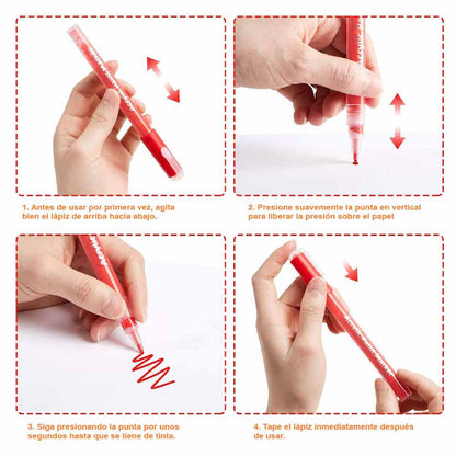 Set 40 marcadores acrílicos