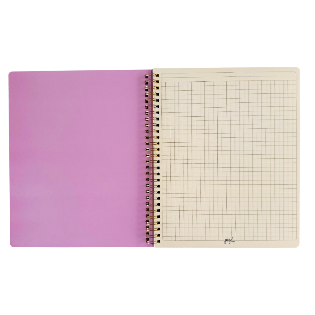 Cuaderno cuadriculado Grande Cerezas
