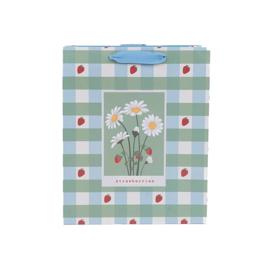 Bolsa Regalo Grande Flores y Frutillas