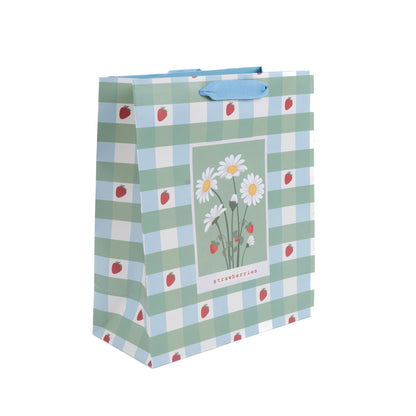 Bolsa Regalo Grande Flores y Frutillas