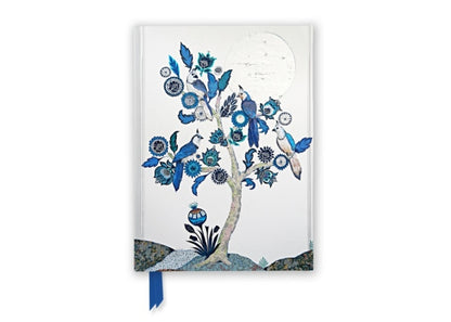 Libreta lineada  Árbol de la vida plateado