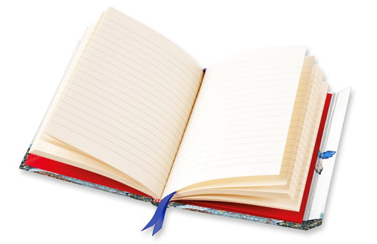 Libreta lineada  Árbol de la vida plateado