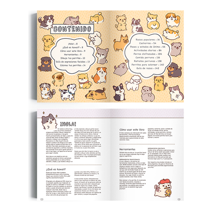 Aprende a dibujar - PERRITOS KAWAII