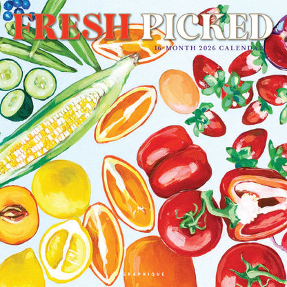 Calendario 2026 Pared 12M - Hortalizas