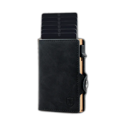 Billetera De Luxe Black & Gold  Xclusive