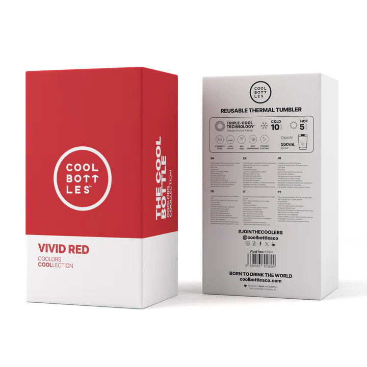 Vaso térmico Vivid Red 550 ml