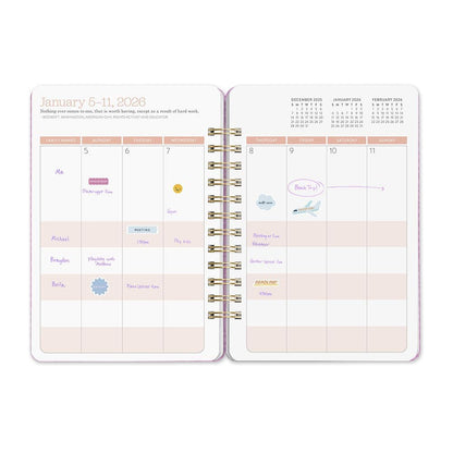 Agenda 2026 Mariposas 17 Meses