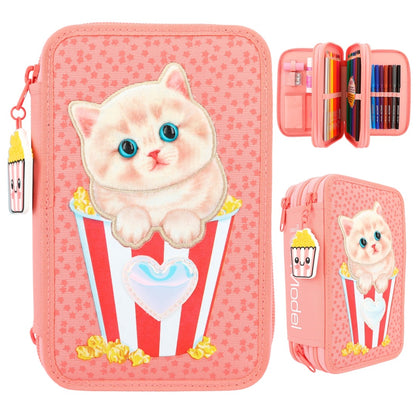 TOPModel estuche Triple con Gato Cutie Star