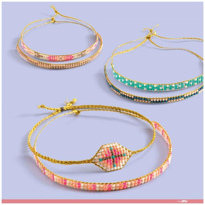 Pulseras y telar Tiny beads