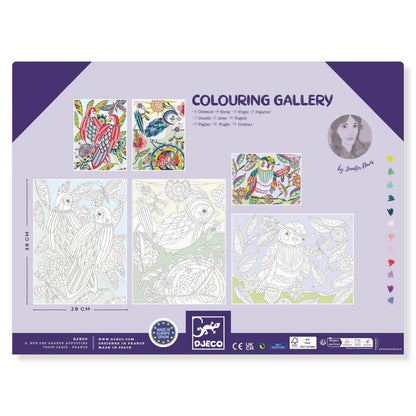 Posters con Dibujos para colorear Pájaros