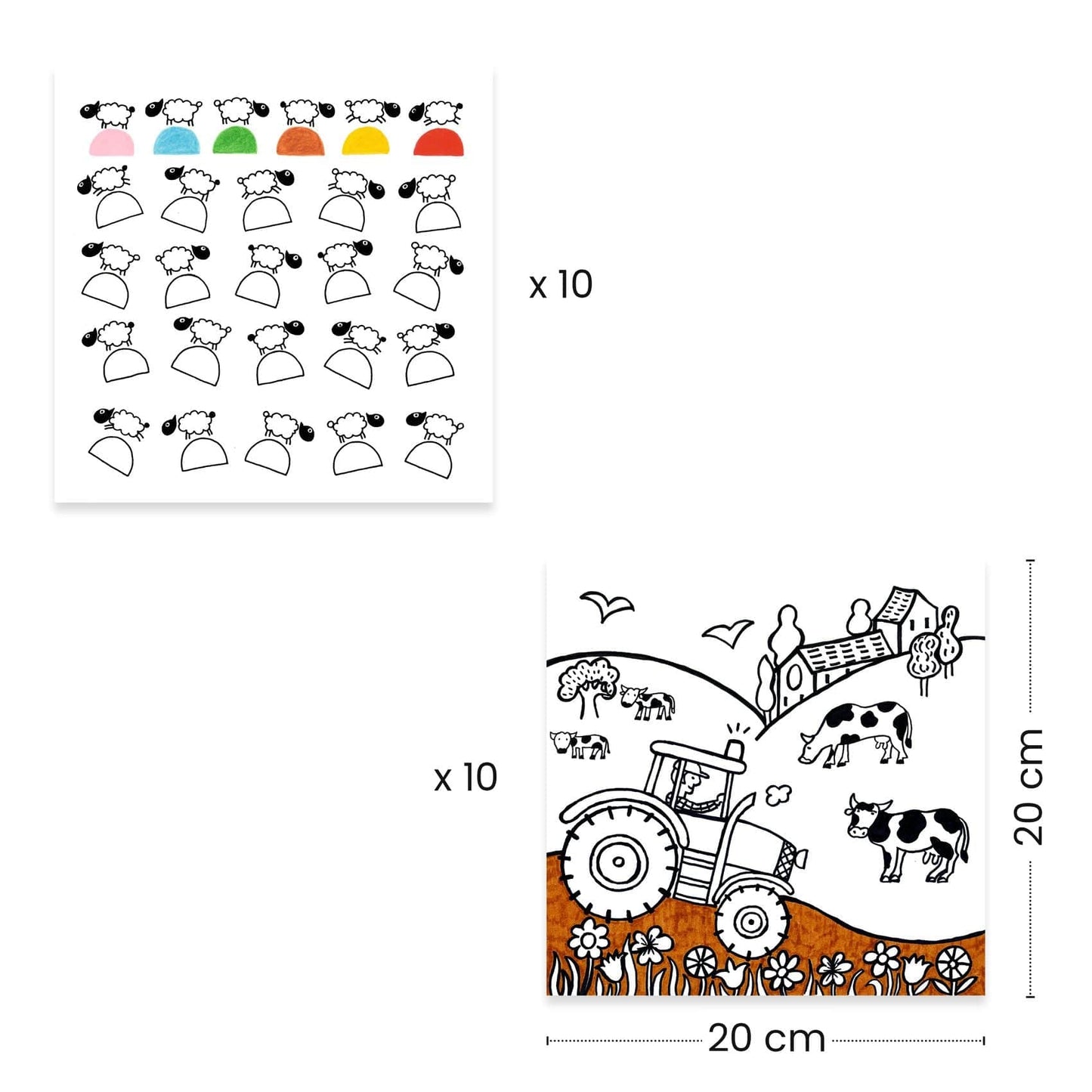 Plantillas de Dibujo - Farm