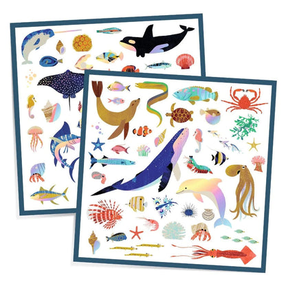 Set 160 Stickers océano