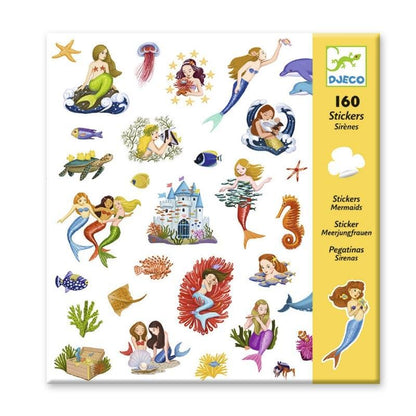 Set 160 Stickers Sirenas