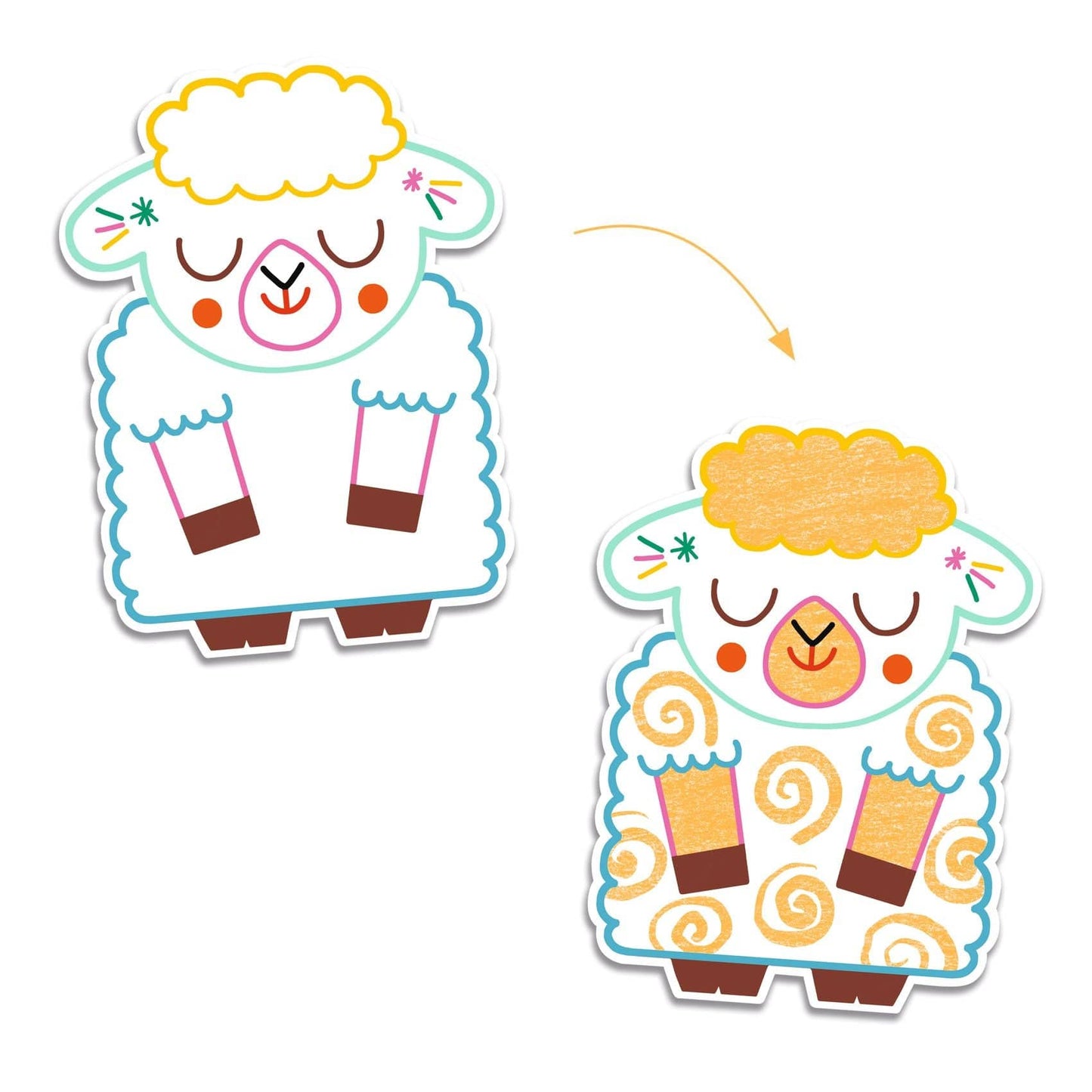 Set de pintura mágica - Animales domésticos