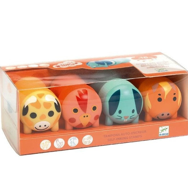 Set de timbres Animales de la granja