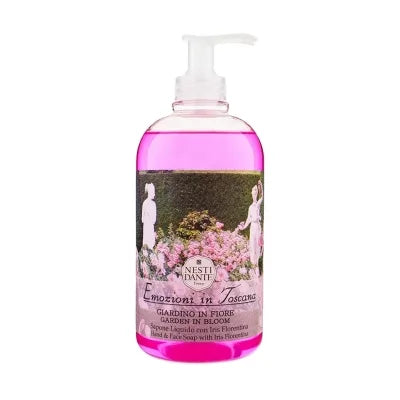 Jabón líquido Emozioni in Toscana Jardín en Flor 500 ml dispensador