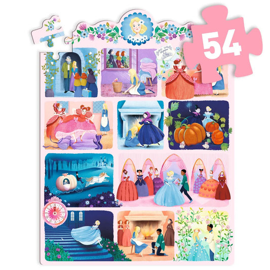 Puzzle de Historia La Cenicienta 54 piezas