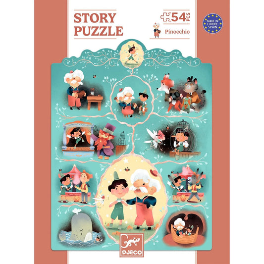 Puzzle de Historia Pinocho 54 piezas