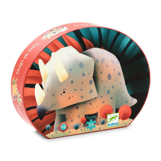 Puzzle Teo El dino 24 pcs