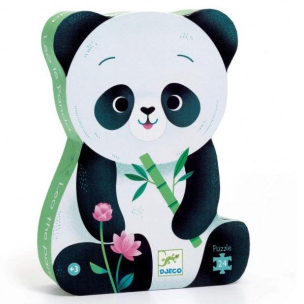 Puzzle Silueta el Panda Leo
