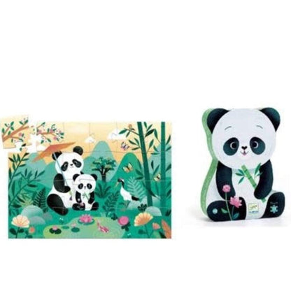 Puzzle Silueta el Panda Leo