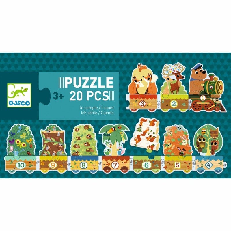 Puzzle Tren yo cuento 20 piezas