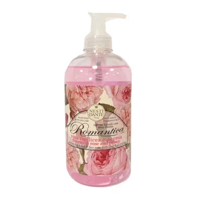 Jabón líquido Romántica Rosa y Peonia 500 ml dispensador
