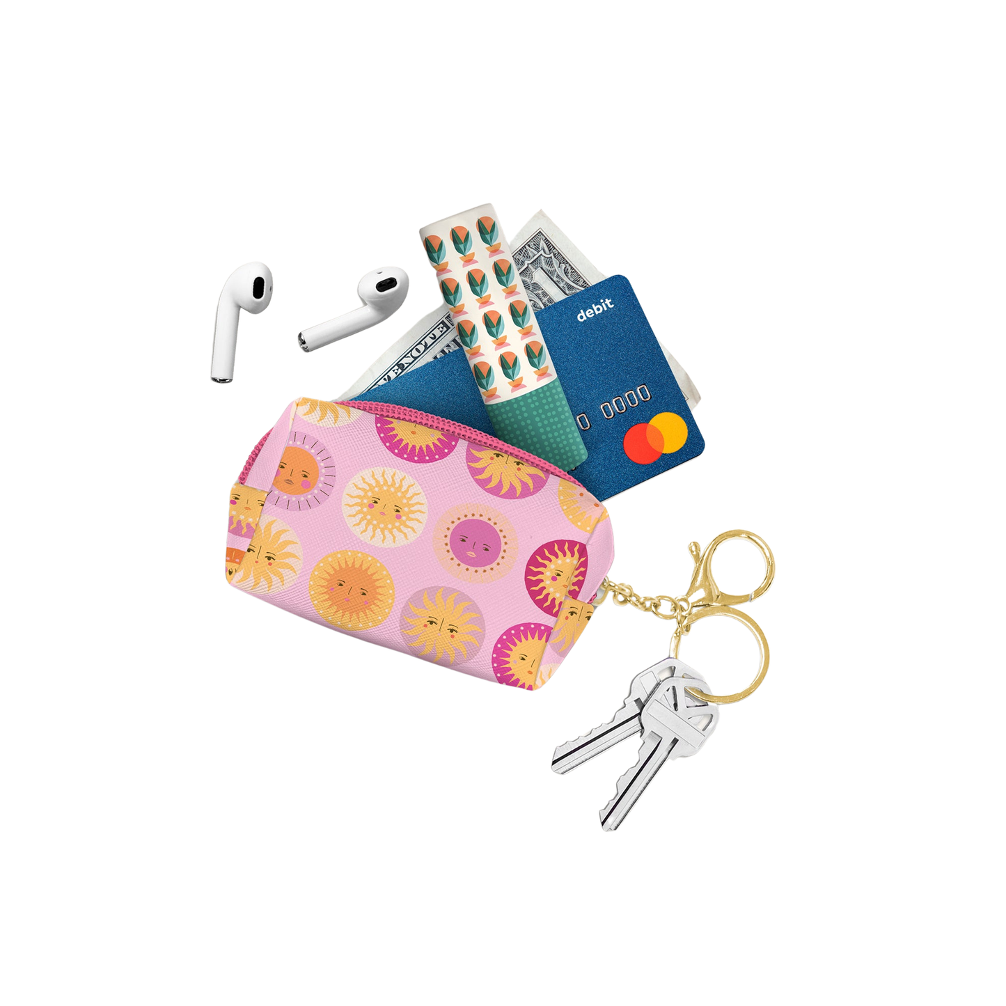 Estuche Llavero  On The Sunny Side