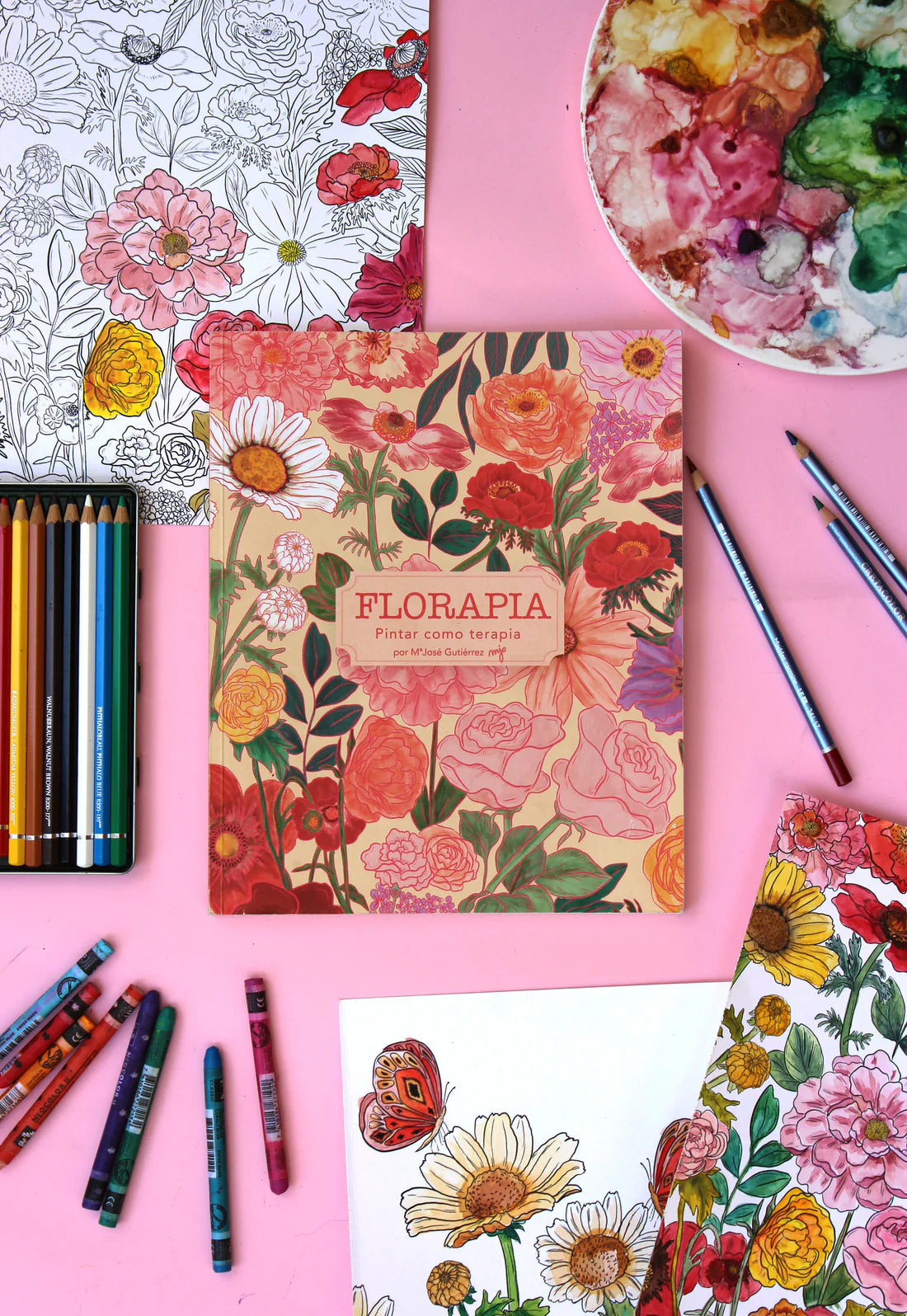 Libro para colorear Florapia