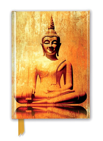 Libreta lineada con tapa magnética - Golden Buda