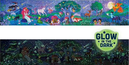 Puzzle Brilla oscuridad Bosque Mágico