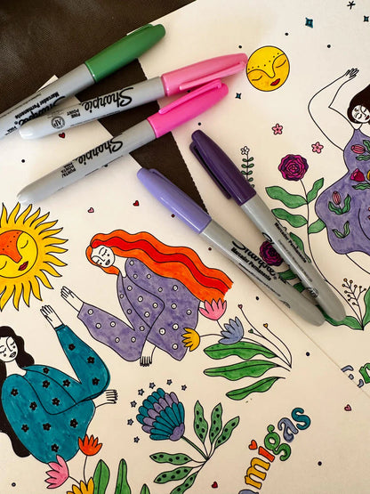 Libro para colorear: Viaje Infinito por Almas Cósmicas