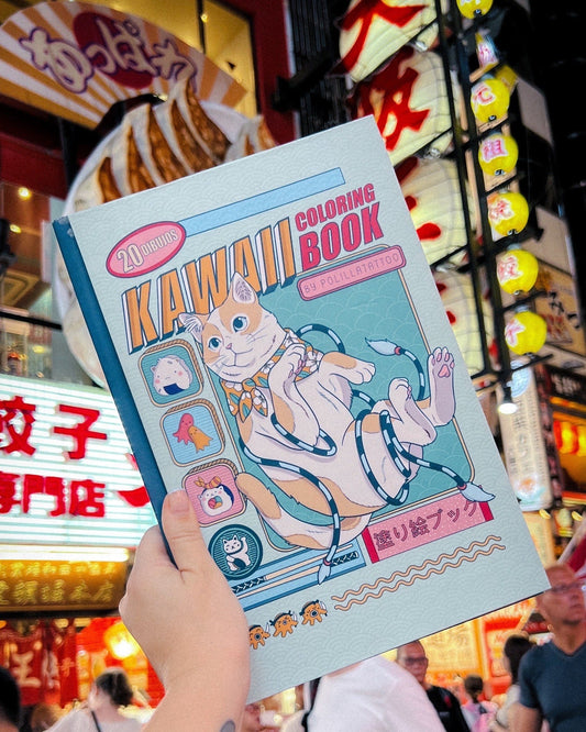 Libro para colorear  Kawaii
