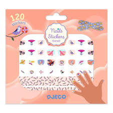 Stickers para uñas de Plumas