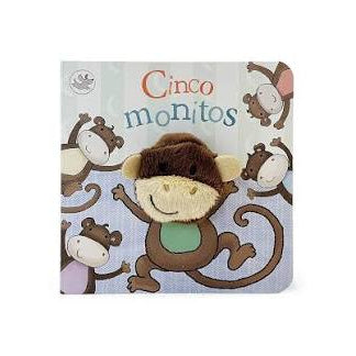 Libro Titere:  Cinco Monitos