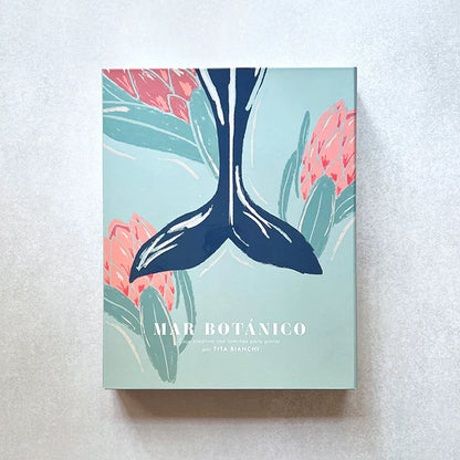 Caja Creativa Mar Botánico con 44 láminas para pintar