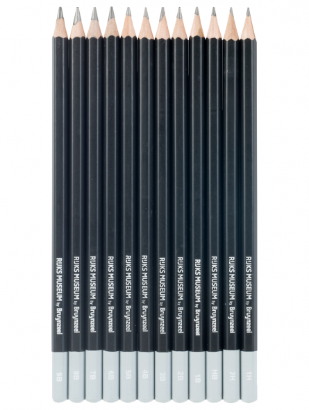 Lápices Grafito Rijks Museum Set 12 Gradaciones
