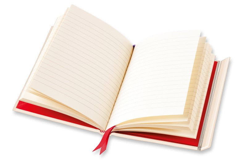 Libreta lineada con tapa magnética -Azul