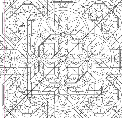 Libro para Colorear Kaleidoscope