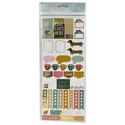 Set Stickers Happiness Is Homemade