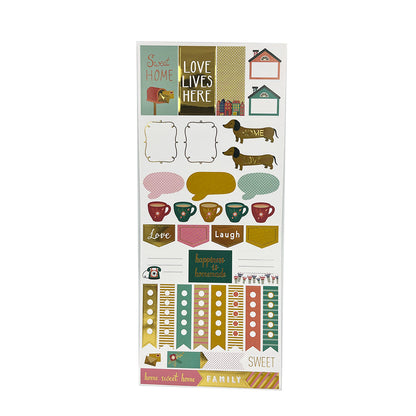Set Stickers Happiness Is Homemade
