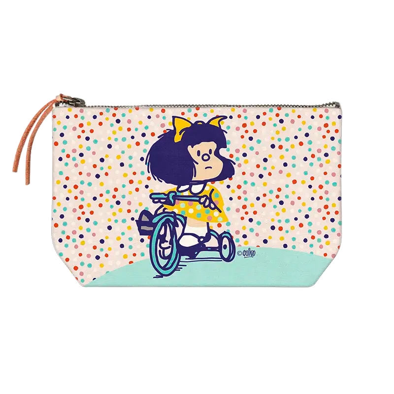 Cosmetiquero Mafalda en triciclo – Mafalda