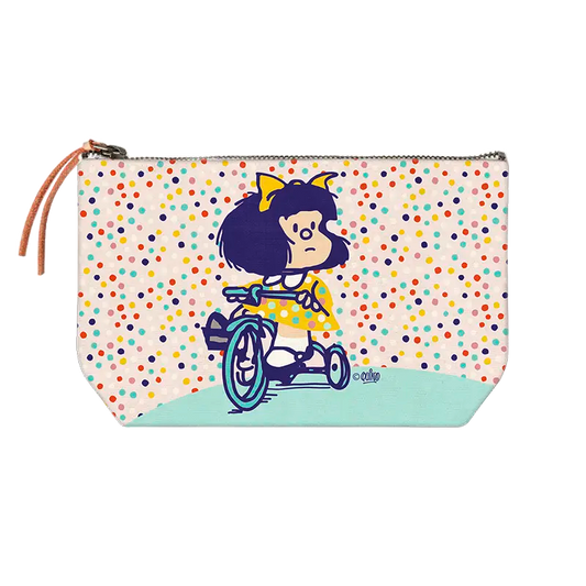 Cosmetiquero Mafalda en triciclo – Mafalda
