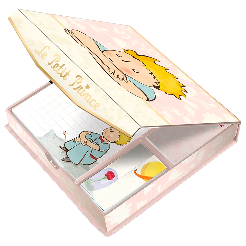 Caja de Notas y Notitas Autoadhesivas – El Principito